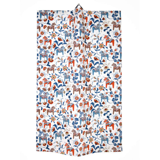 Arvidssons Textil Leksand mini kitchen towel Blue-orange