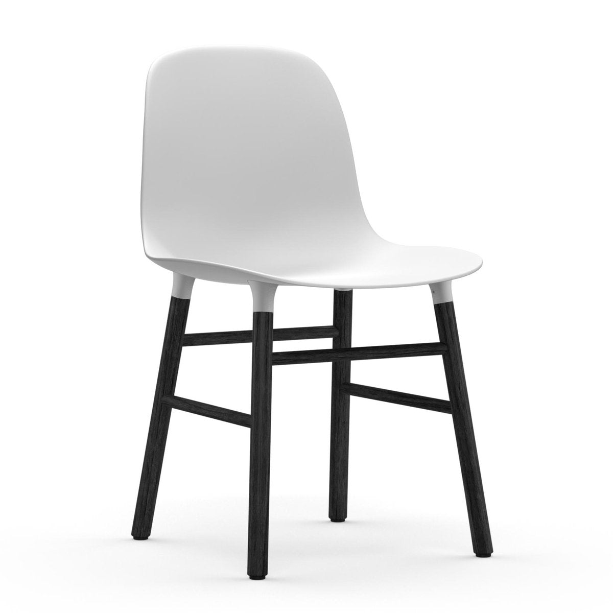 Normann Copenhagen Form chair leg - black White