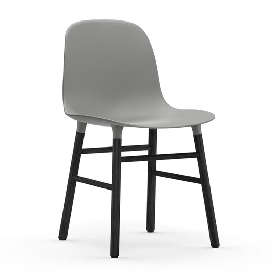 Normann Copenhagen Form chair leg - black Grey