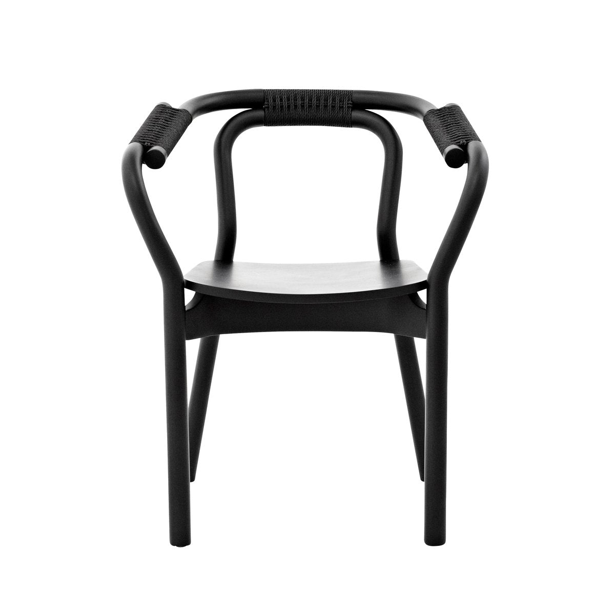 Normann Copenhagen Knot Stuhl Schwarz-Schwarz