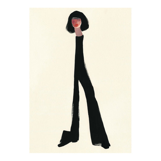 Paper Collective Black Pants Poster 30 x 40cm