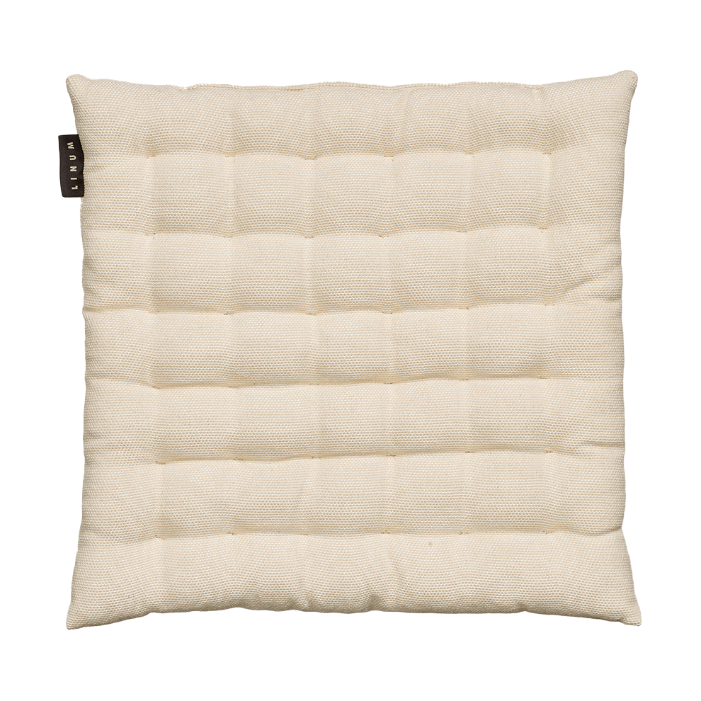 Linum Pepper seat cushion 40x40 cm Creamy beige