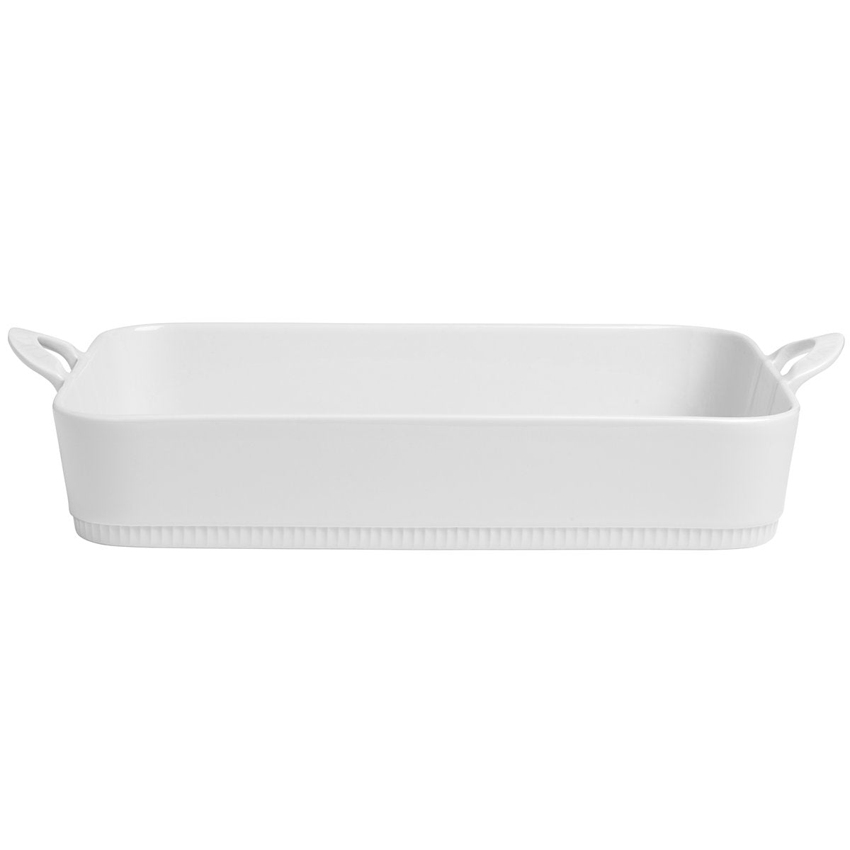 Pillivuyt Toulouse lasagne plate white with handle White