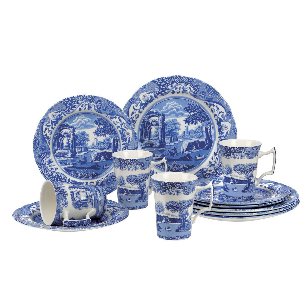 Spode Blue Italian Starter-Set 12 Teile