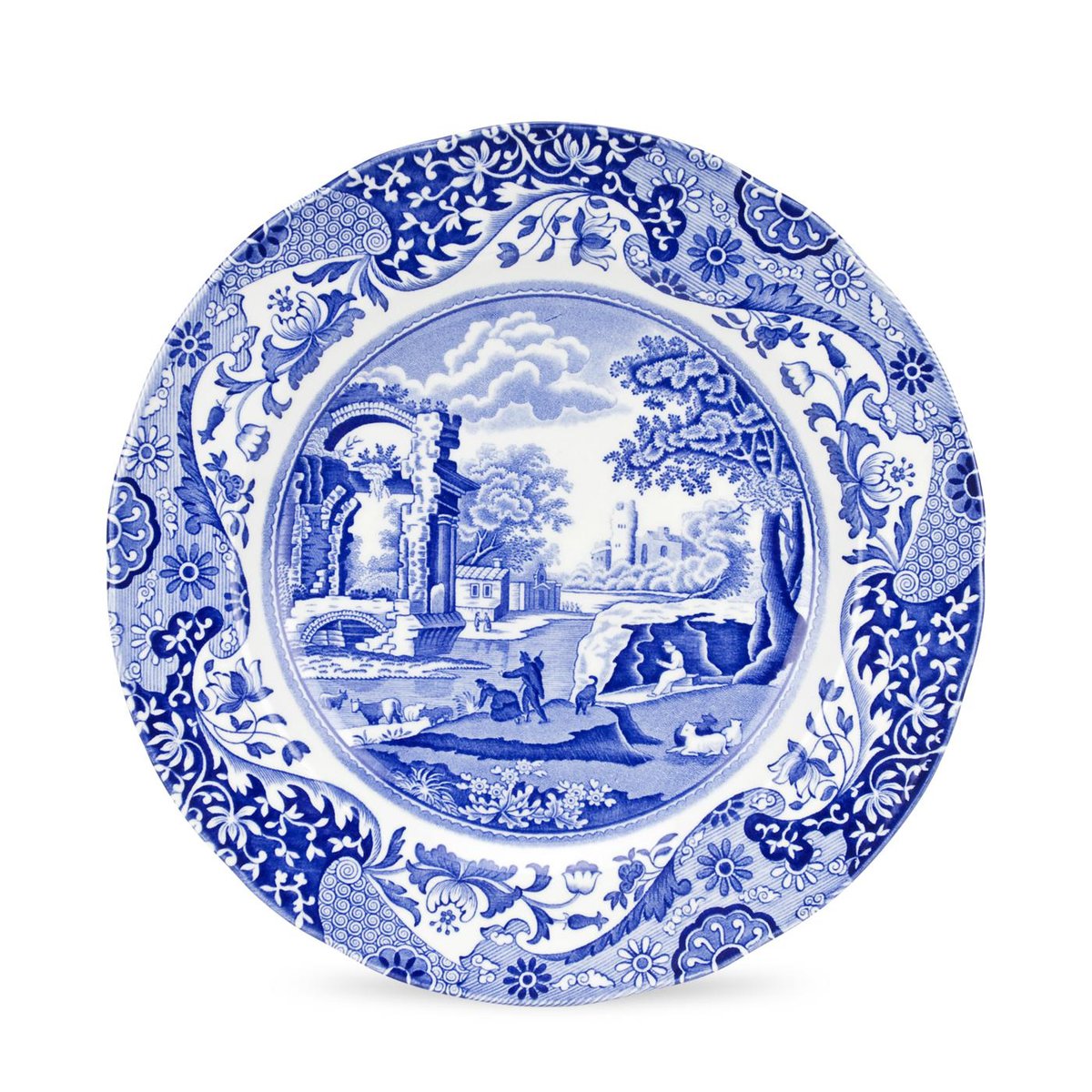 Spode Blue Italian Teller 27cm