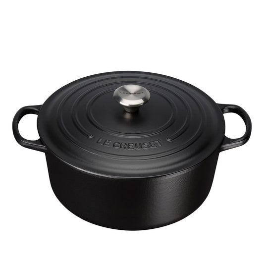 Le Creuset Le Creuset round casserole 5.3 l Matte black