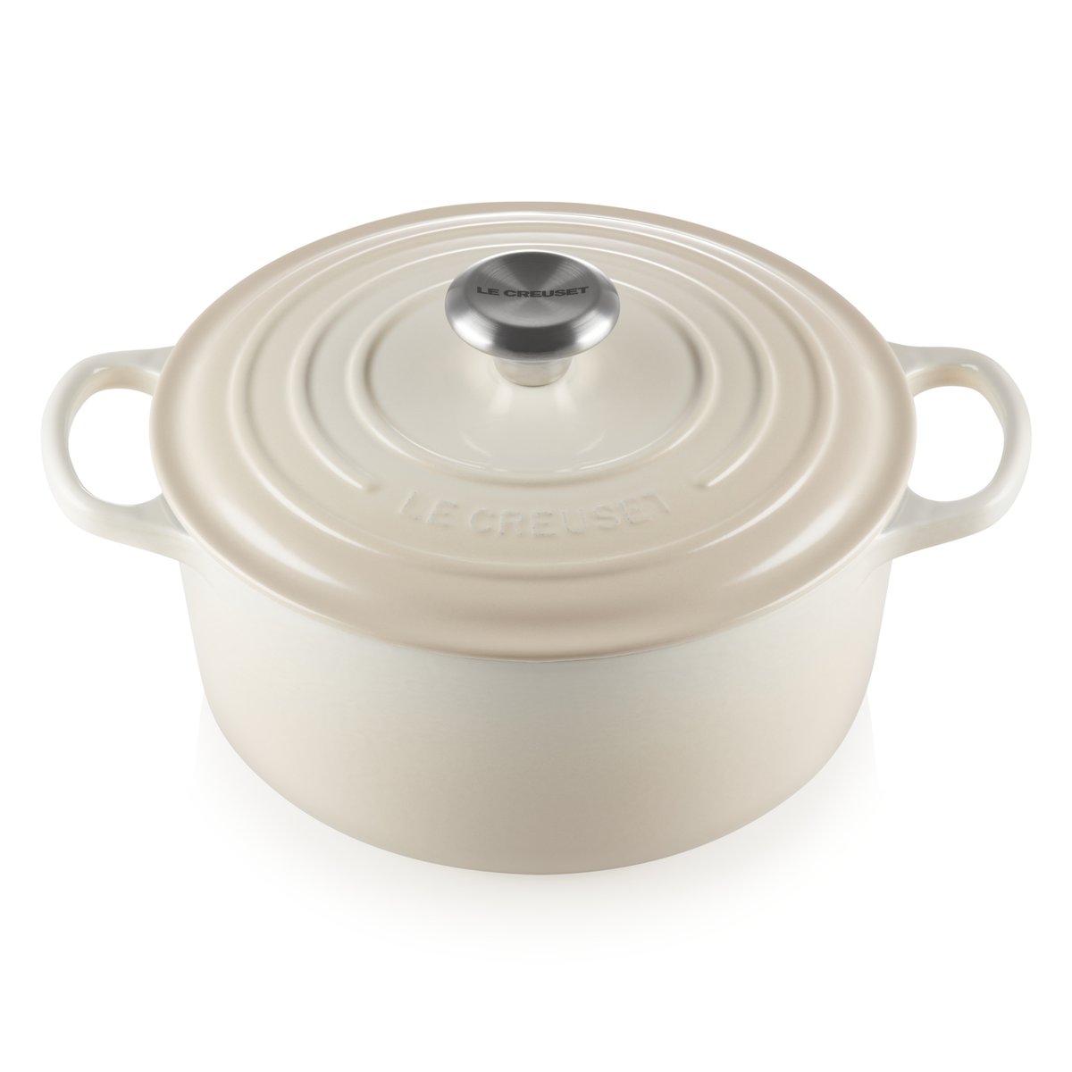 Le Creuset Le Creuset round casserole 5.3 l Meringue