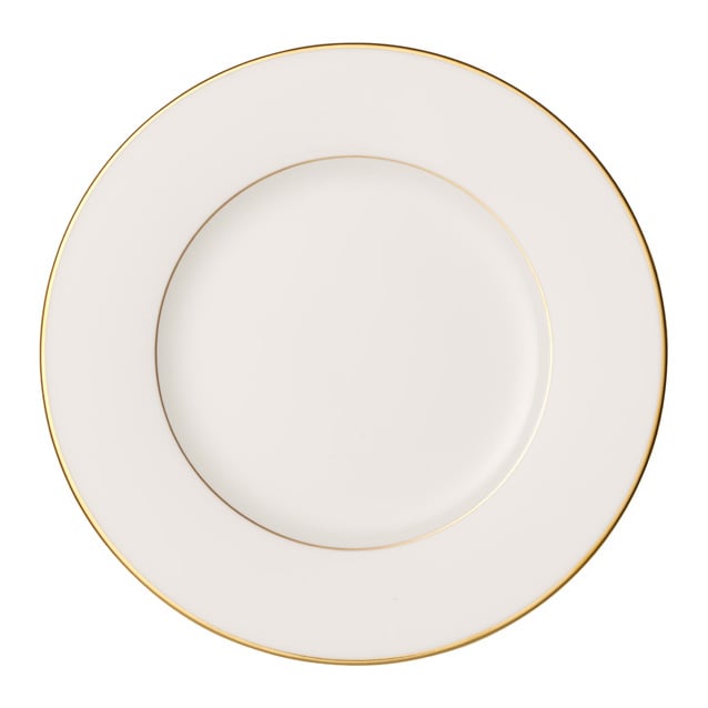 Villeroy & Boch Anmut Gold Salatteller Weiß