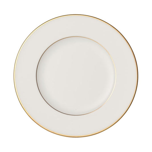 Villeroy & Boch Anmut Gold Frühstücksteller Weiß