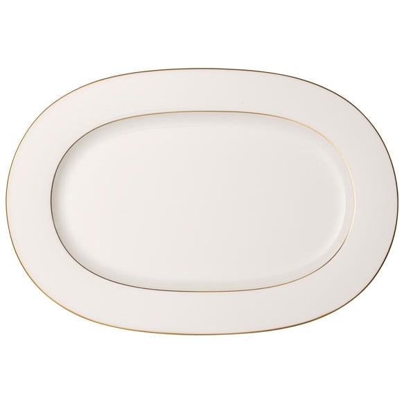 Villeroy & Boch Anmut Gold serving plate 41 cm White