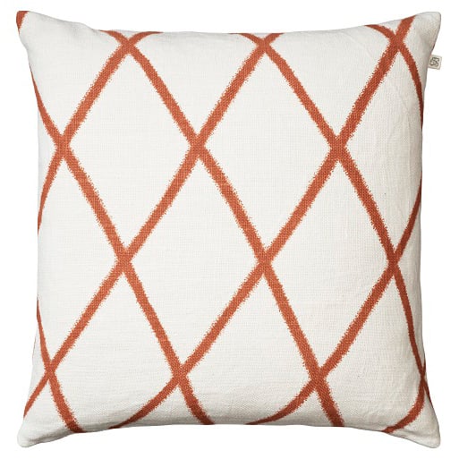 Chhatwal & Jonsson Ikat Orissa Kissenbezug 50 x 50cm Off white-orange