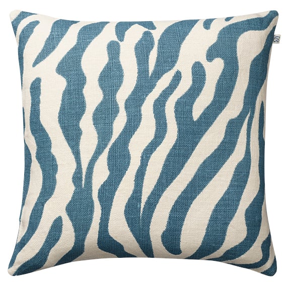 Chhatwal & Jonsson Zebra Kissenbezug 50 x 50cm Heaven blue