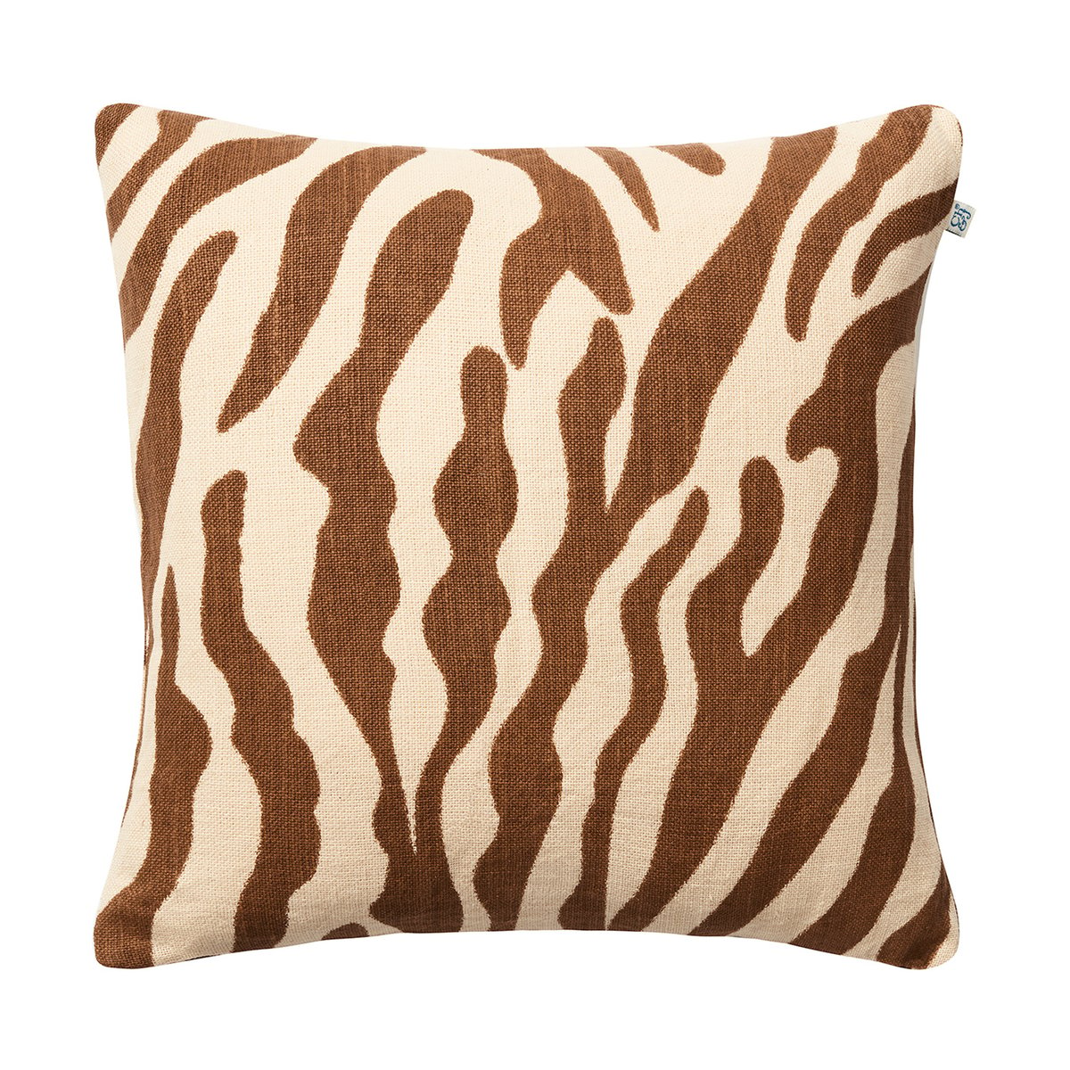 Chhatwal & Jonsson Zebra Kissenbezug 50 x 50cm Taupe