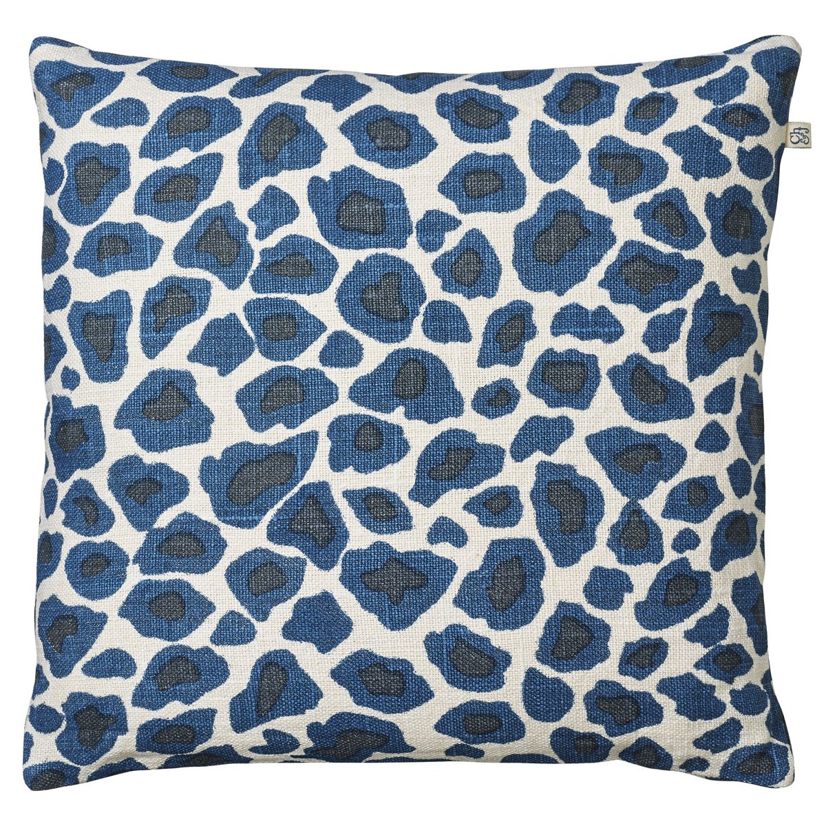 Chhatwal & Jonsson Leopard Kissenbezug 50 x 50cm Blau