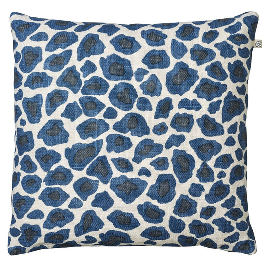 Chhatwal & Jonsson Leopard Kissenbezug 50 x 50cm Blau