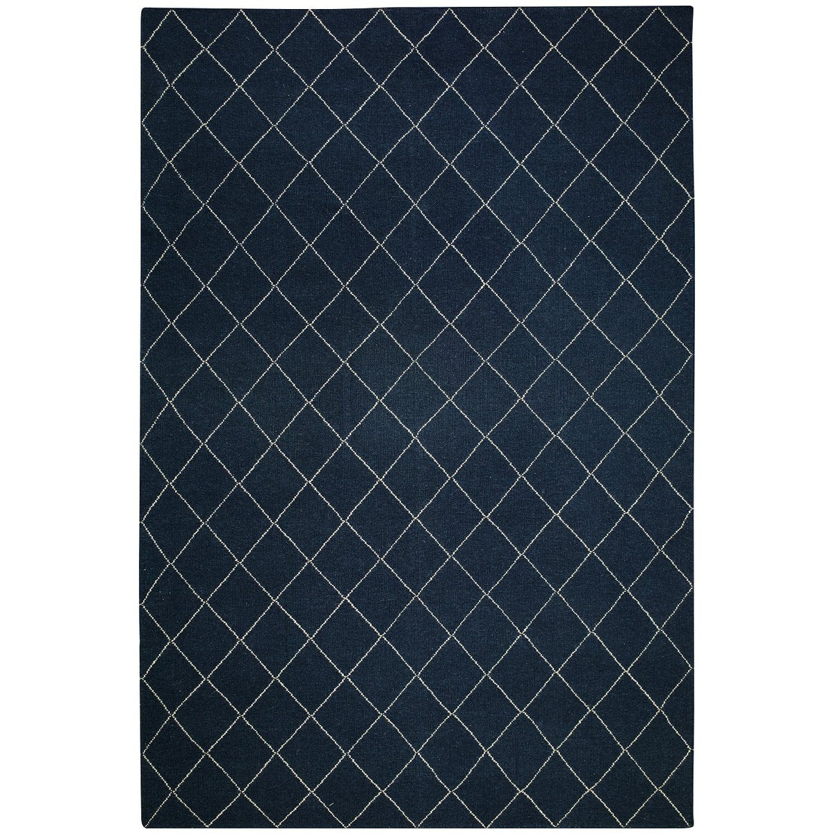 Chhatwal & Jonsson Diamond Teppich 230 x 336cm Blue melange-off white