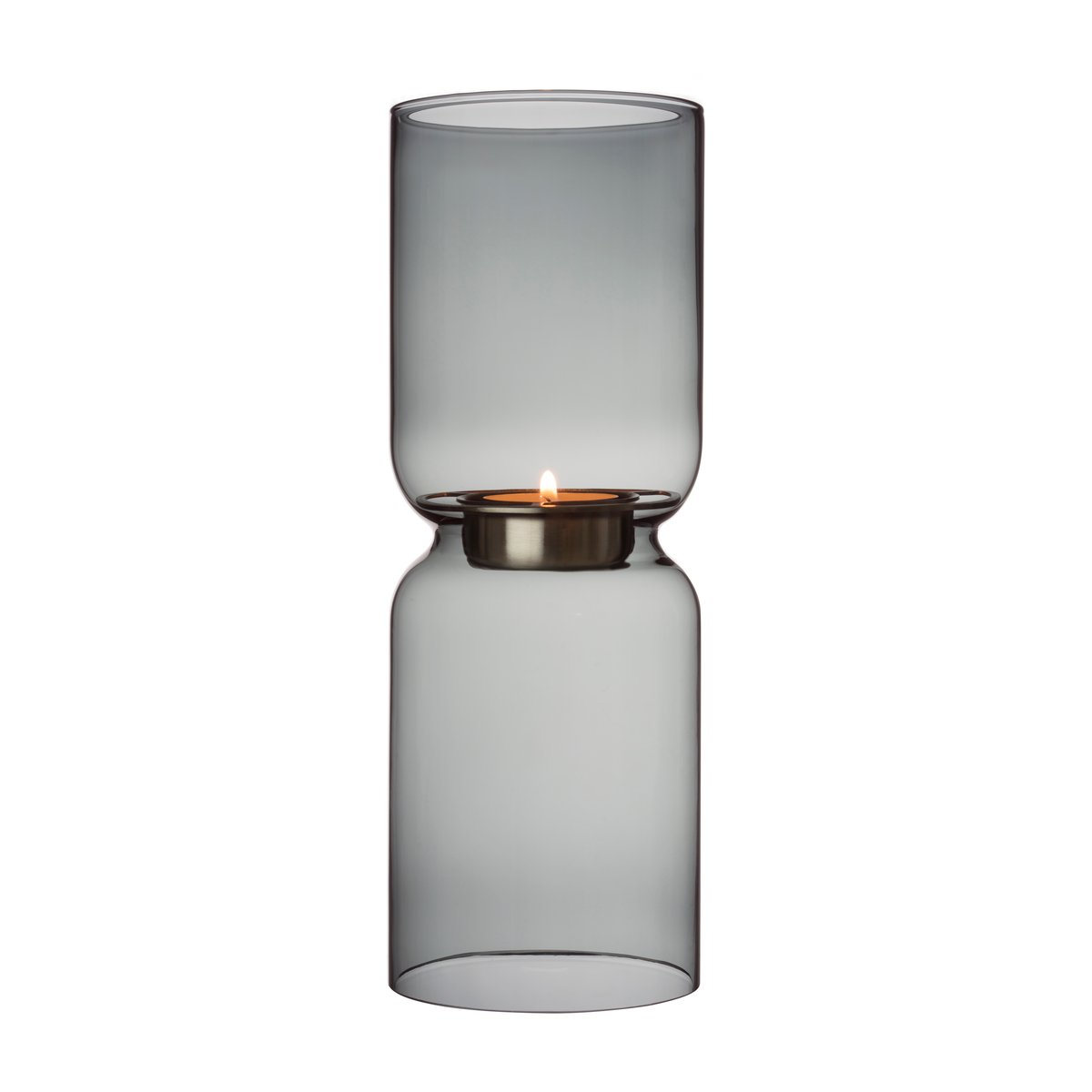 Iittala Lantern Windlicht 25cm Dunkelgrau