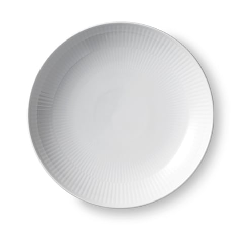 Royal Copenhagen White Fluted modern plate Ø 20 cm