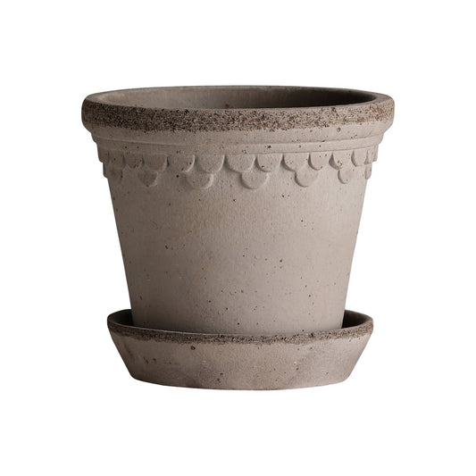 Bergs Potter Copenhagen flower pot Ø10 cm Grey