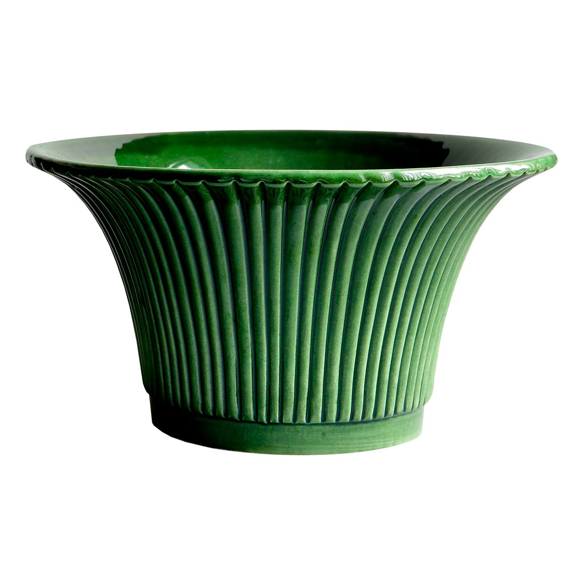 Bergs Potter Daisy flower pot glazed Ø25 cm Green