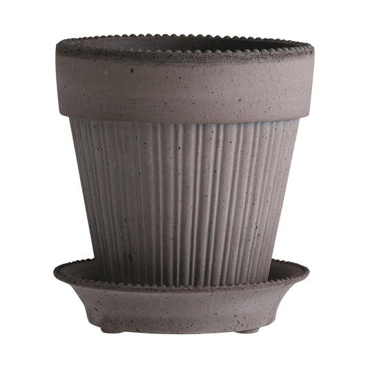 Bergs Potter Simona flower pot 16 cm Grey