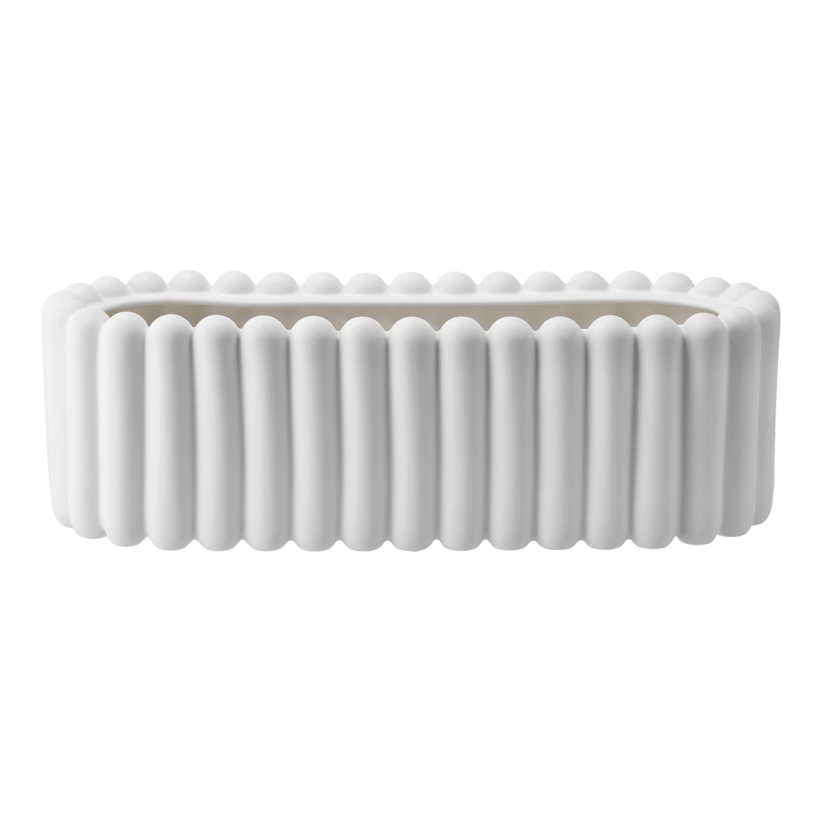 DBKD Mist Blumentopf oval White