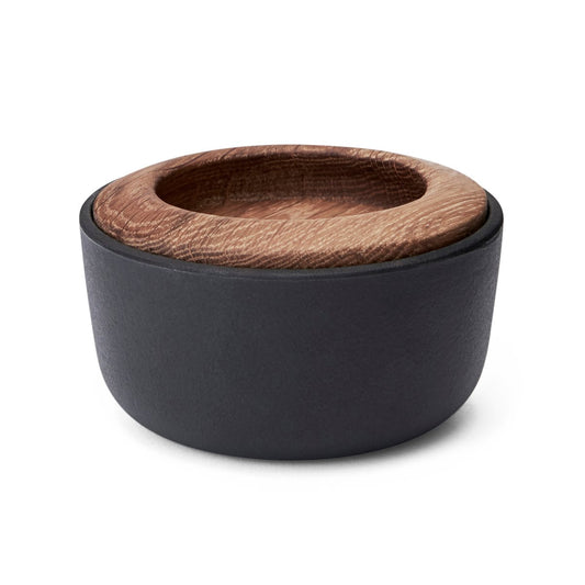 Morsø Morsø Kit Salt bowl with lid Oak-black