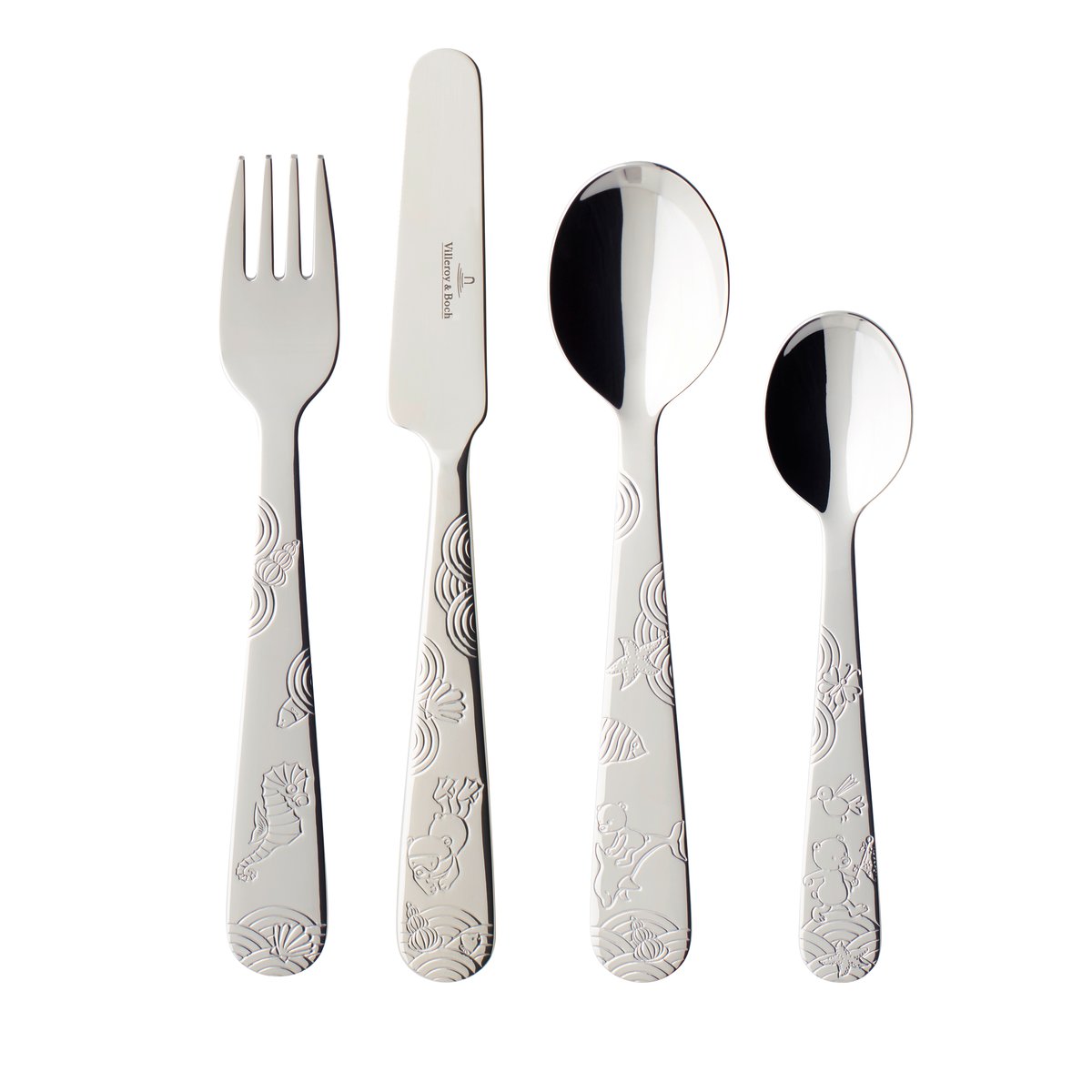 Villeroy & Boch Happy as a Bear children's cutlery 4 pieces Stainless steel