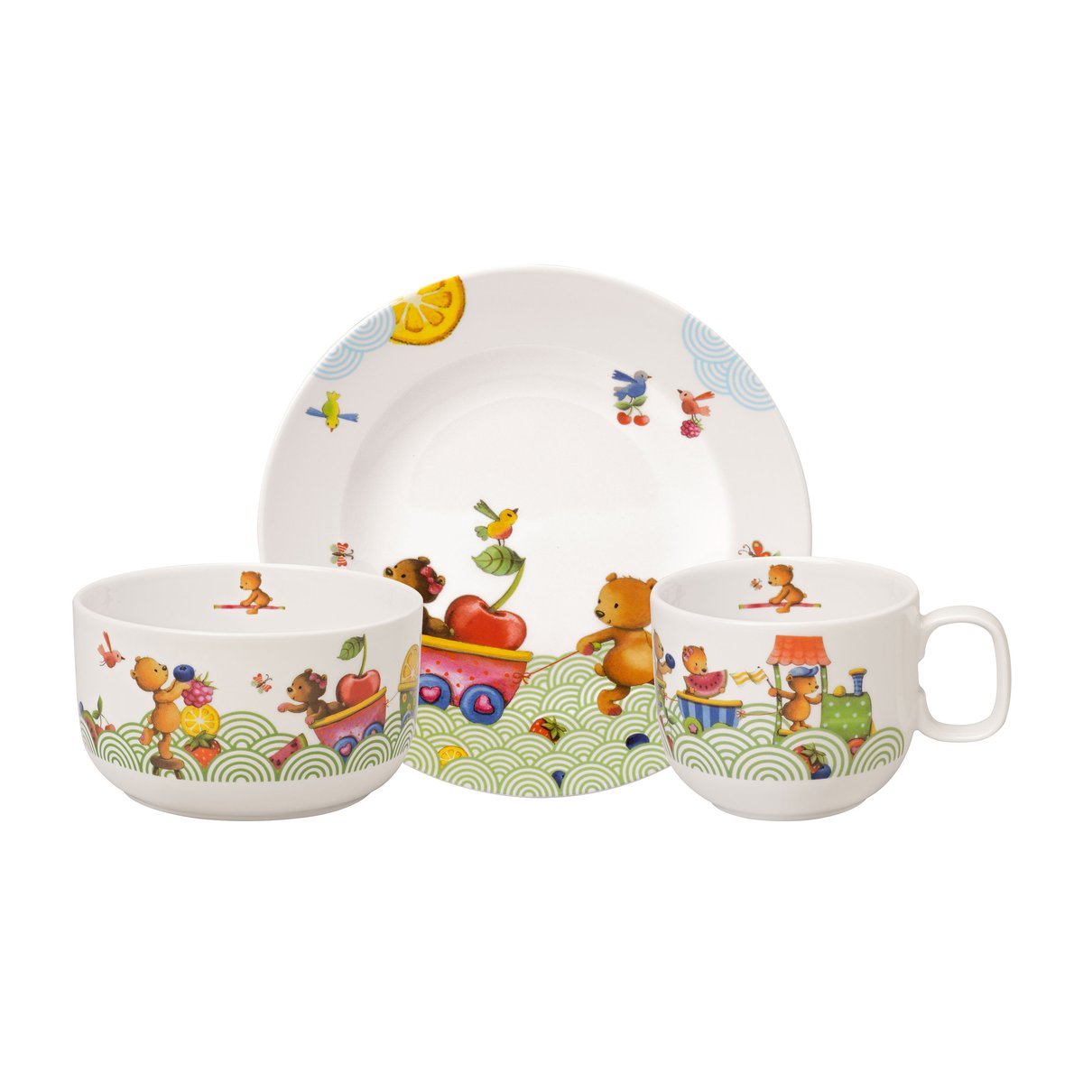 Villeroy & Boch Hungry as a Bear children's dinnerware 3 pieces