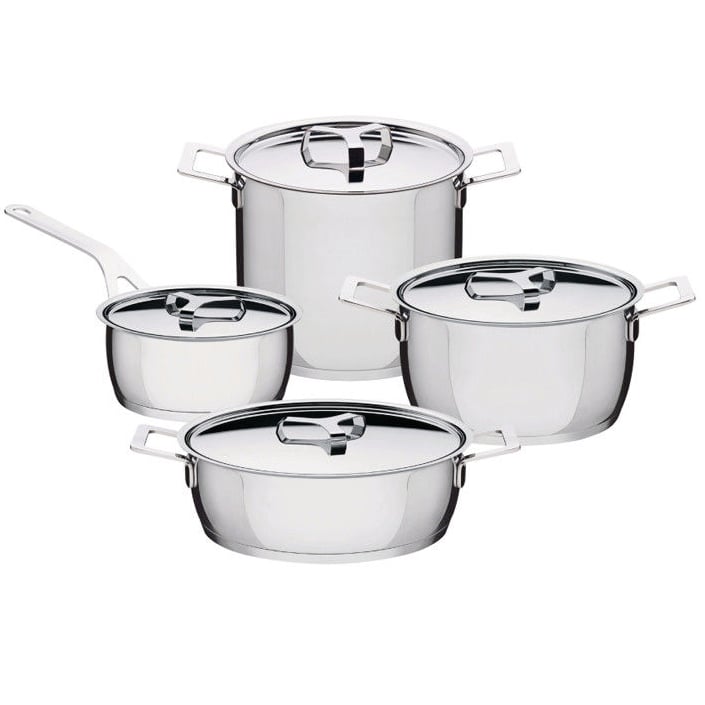 Alessi Pots&Pans grytset 4 delar