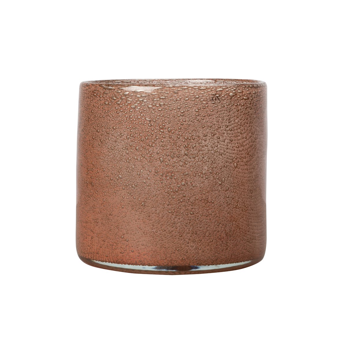 Byon Calore Windlicht-Vase M Ø15cm Rusty red