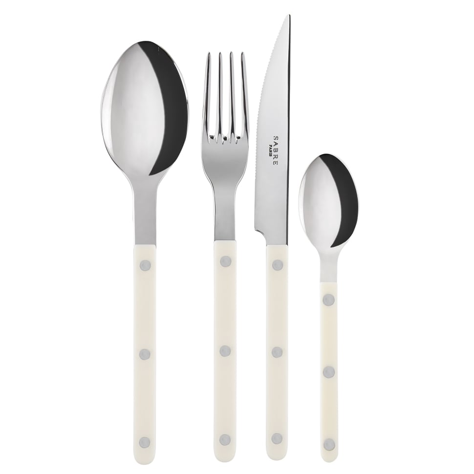 SABRE Paris Bistrot bestick shiny 24 delar Ivory