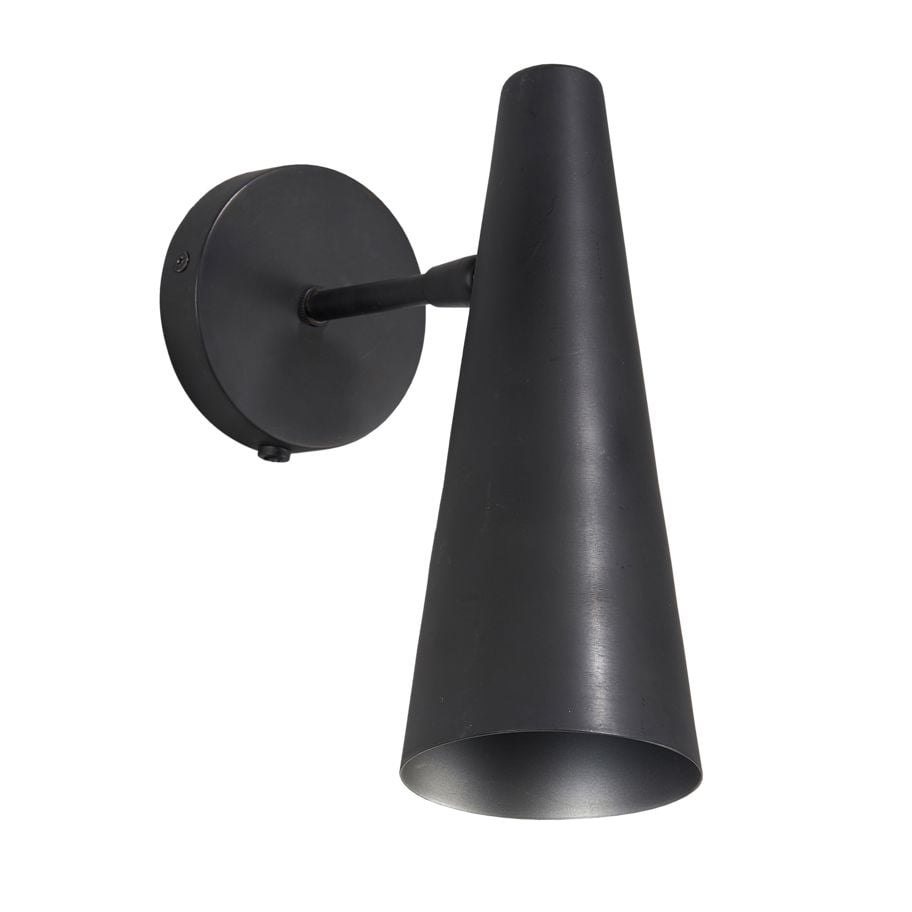 House Doctor Precise wall lamp matte black 21 cm