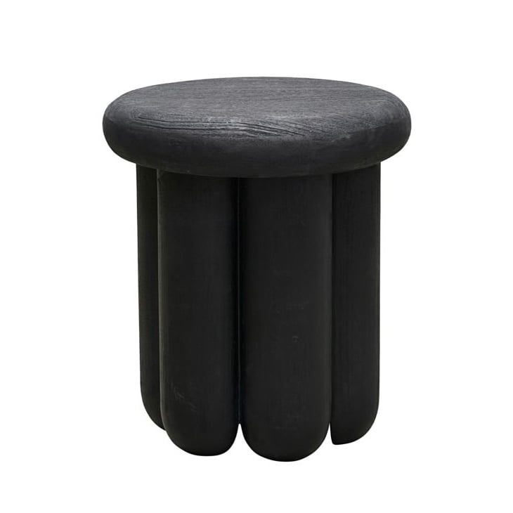 House Doctor Phant side table Ø38 cm black