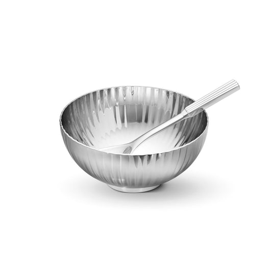 Georg Jensen Bernadotte salt bowl with spoon Stainless steel