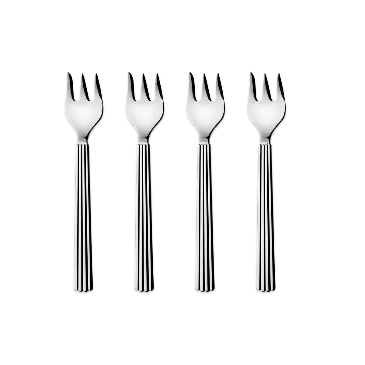 Georg Jensen Bernadotte Tortengabel 4er Pack