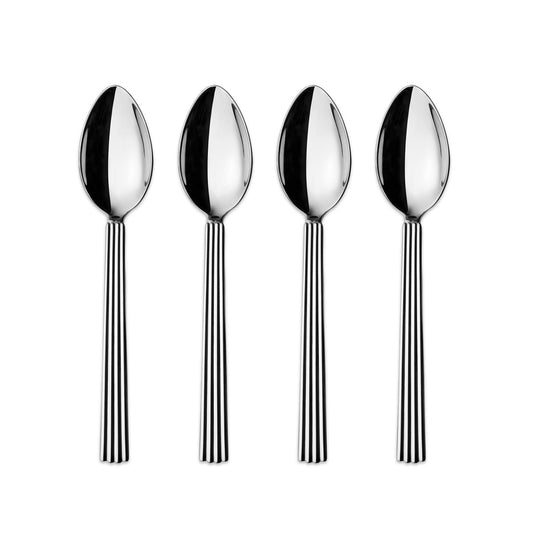 Georg Jensen Bernadotte teaspoon large 4-pack