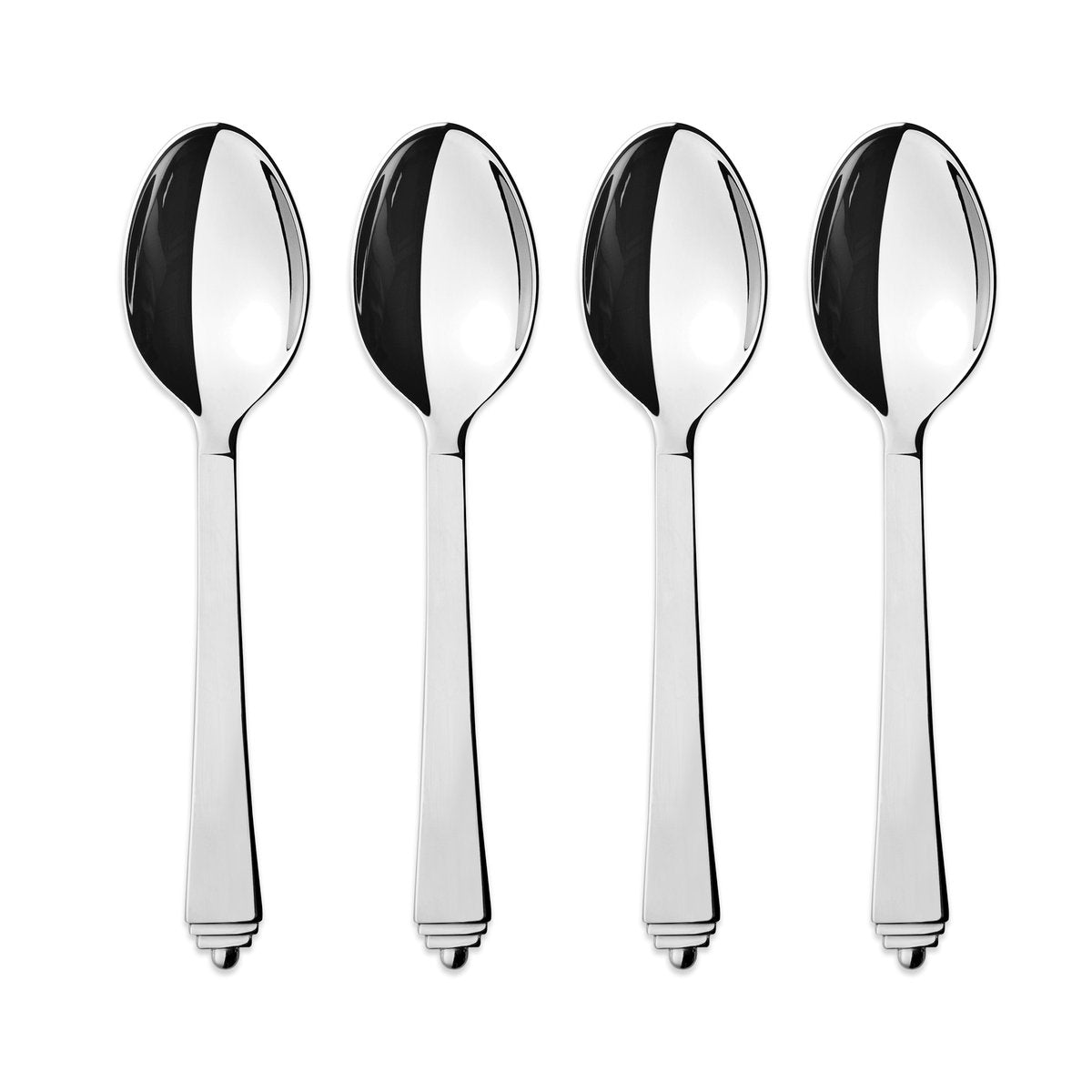 Georg Jensen Pyramid Dessertlöffel 4er Pack