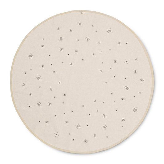 ferm LIVING Star Weihnachtsteppich Ø120cm Sand