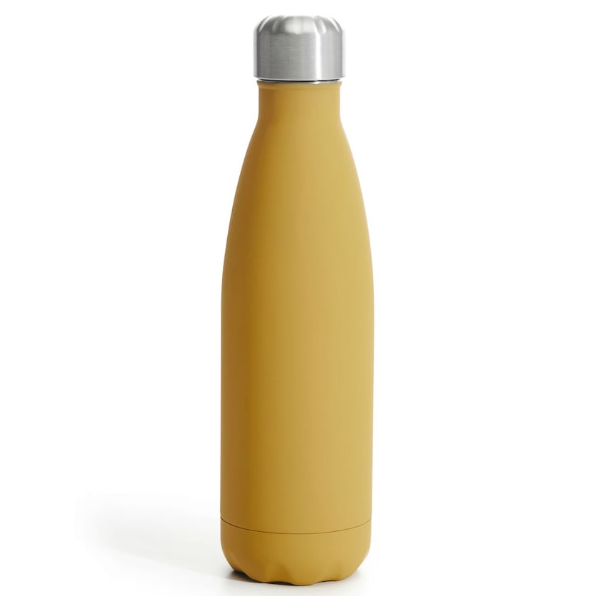 Sagaform To Go Stahlflasche 0,5 Liter Gelb