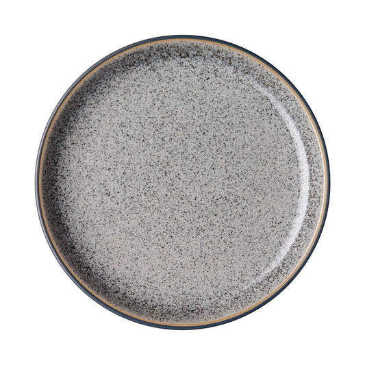 Denby Studio Grey coupe tallrik 21 cm Granite