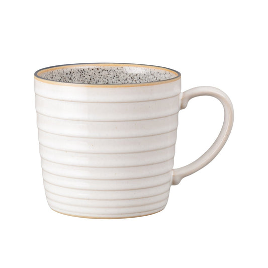 Denby Studio Grey räfflad mugg 40 cl Quartz