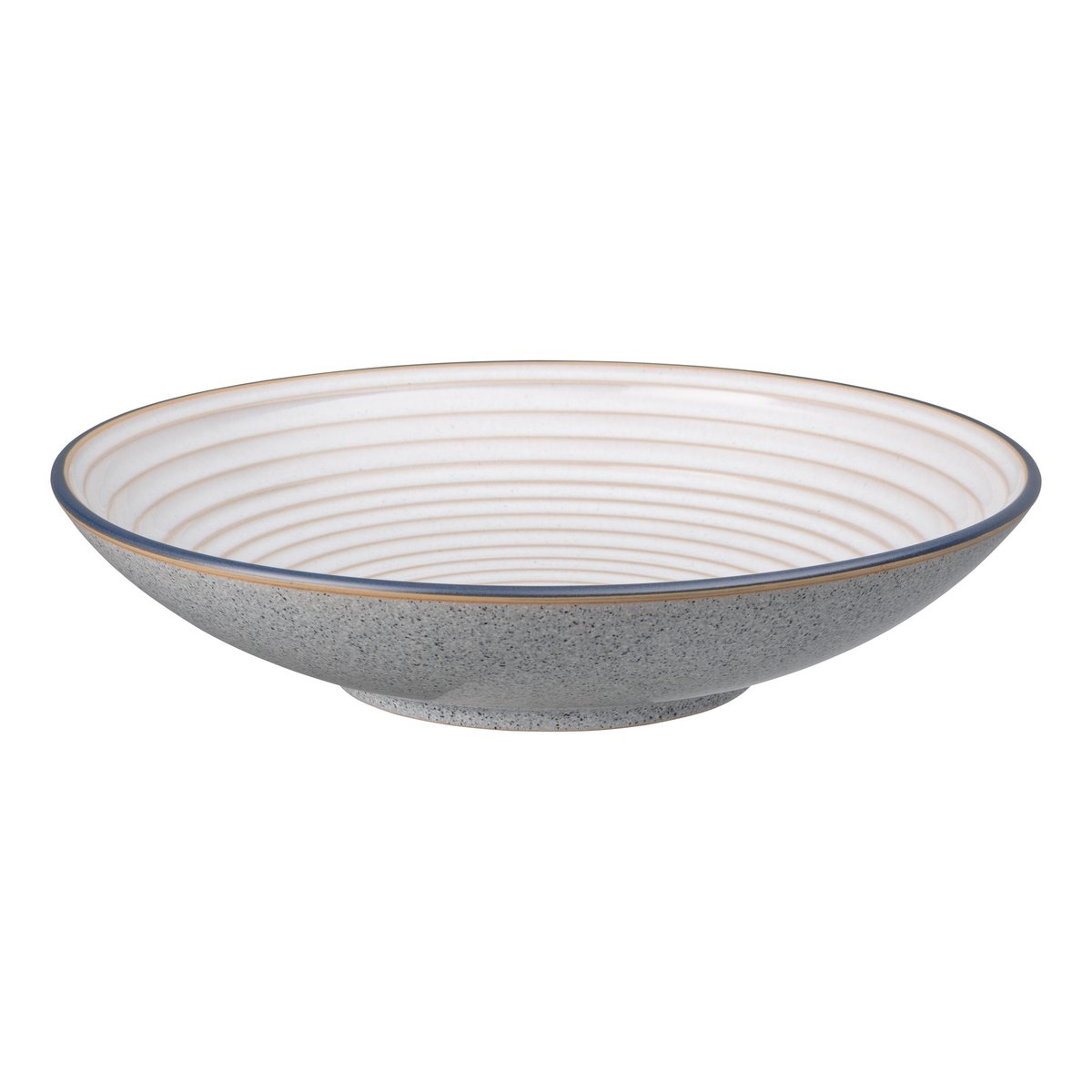 Denby Studio Grey Schale geriffelt 31cm Granite