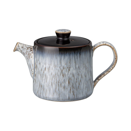 Denby Halo brew Teekanne 0,44 l Blau-grau-schwarz