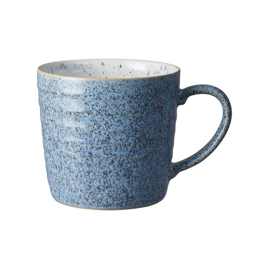 Denby Studio Blue Tasse geriffelt 40cl Flint-chalk