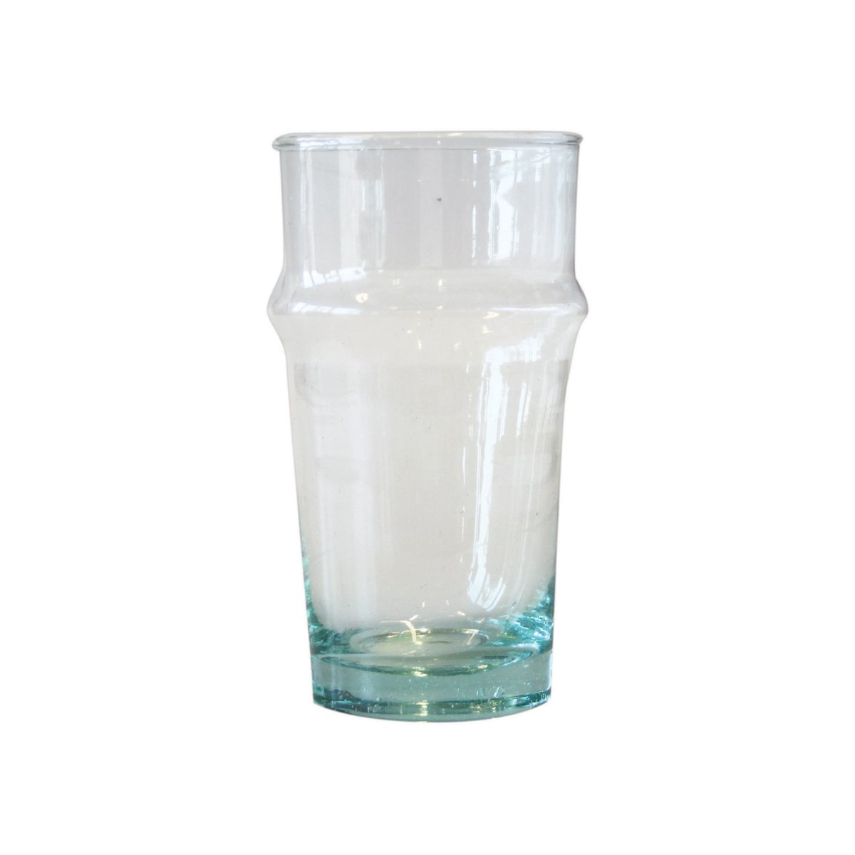 URBAN NATURE CULTURE Drinking glass recycled small Clear-green