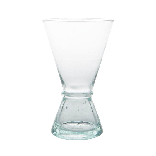 URBAN NATURE CULTURE Wine glass recycled glass medium Clear-green