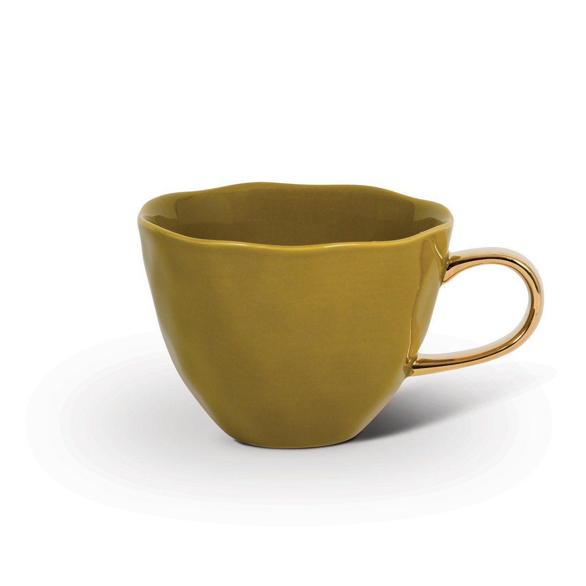 URBAN NATURE CULTURE Good Morning cappuccino mug 30 cl Amber green