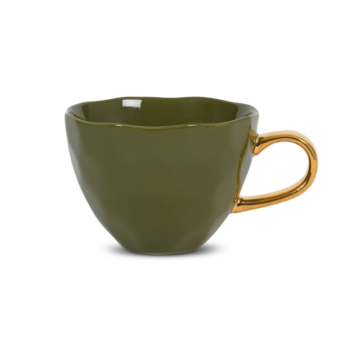 URBAN NATURE CULTURE Good Morning cappuccino mug 30 cl fir green