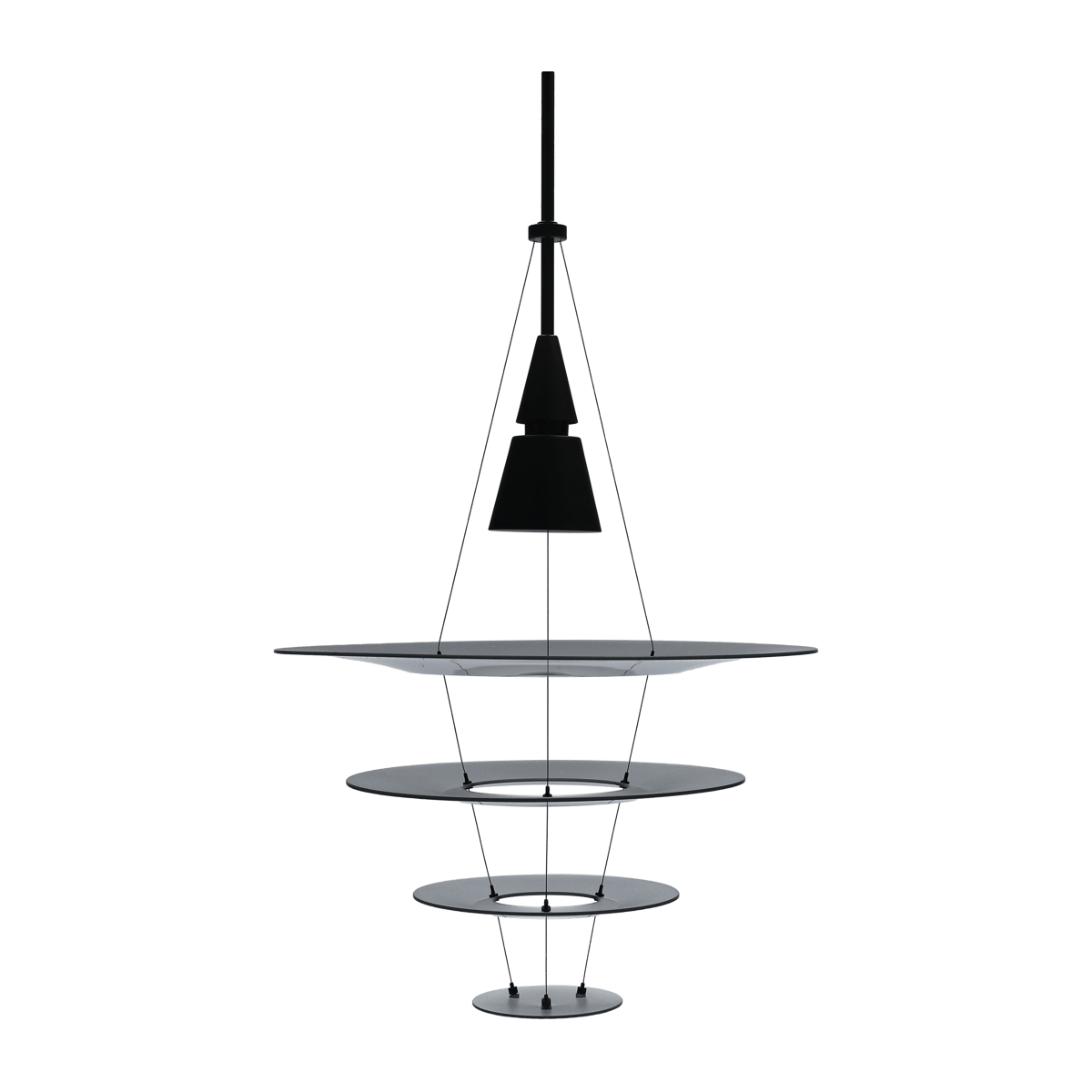 Louis Poulsen Enigma 425 Pendelleuchte Schwarz